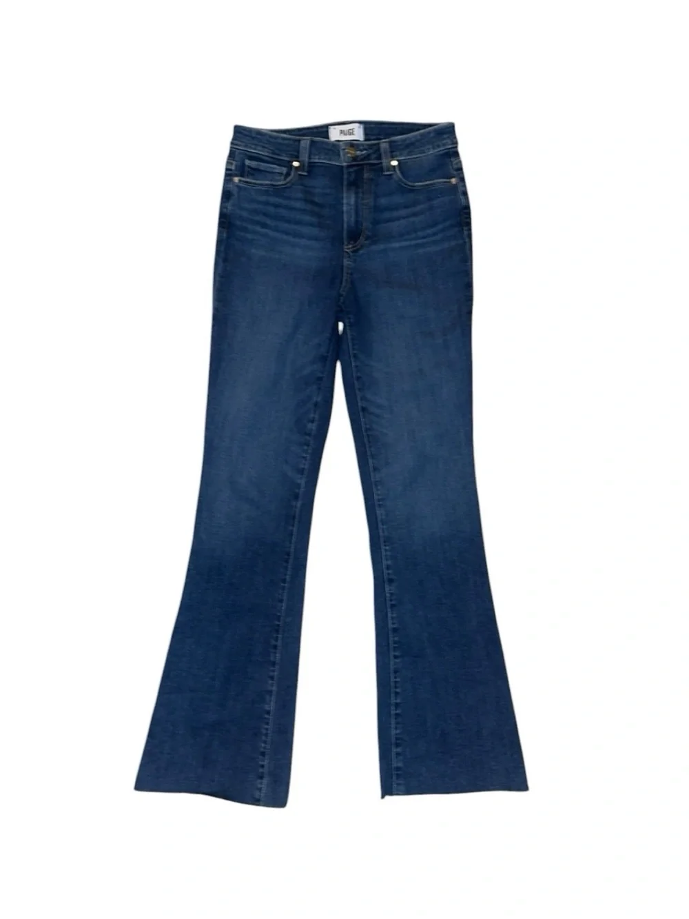 Paige‎ High Rise Laurel Canyon Dark Blue Bootcut Jeans Size 27